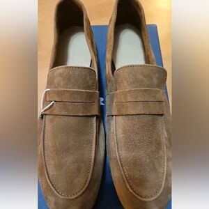 Womens Brown Suede Loafers “Frau Verona”